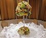 Rose & Hydrangea Candleabra, Amber Suite, The Grove, Chandlers Cross, Herts