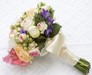 A Summer tied Rose & Sweet Pea Posy
