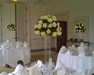 Donneraile Room - Tall White Rose Table Centers