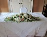 Garden Room - Summer Registar Table with Roses Hydrangeas & Antirinums