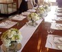 Corporate table centers in The Donneraile Room