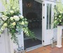 The Potting Shed - White Ootside Entrance Displays