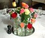Assorted shapes & size vases with Garden Roses
