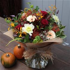 Autumnal Hand Tied Bouquet