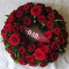 Red Rose Wreath