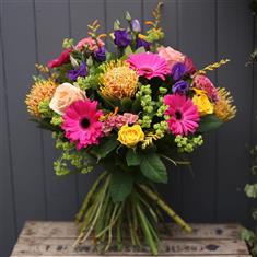 Bright and Bold Hand Tied Bouquet