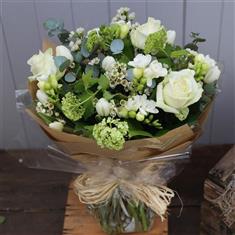 Classic Whites Hand Tied Bouquet