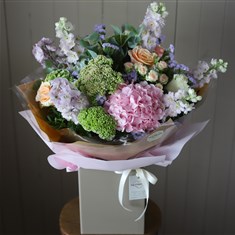 Botanical Pastel Hand Tied Bouquet