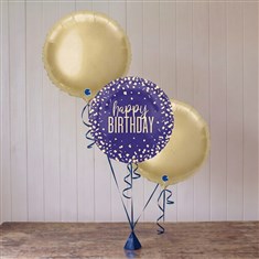 Happy Birthday Balloon Cluster