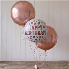 Happy Birthday Confetti Ballon Cluster