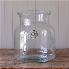 Apothecary-style glass vase
